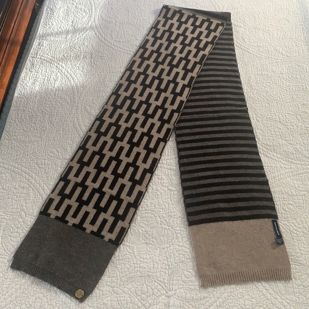 Jonathan Adler Wool/Cashmere Geometric Scarf